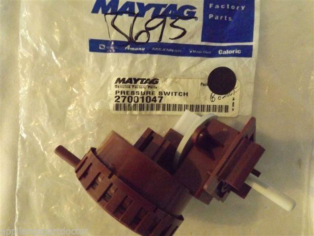 AMANA MAYTAG WASHER 27001047 Switch, Pressure NEW IN BOX AMANA MAYTAG WASHER 27001047 Switch, Pressure NEW IN BOX